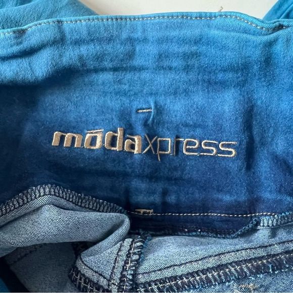 Modaxpress Ultra High Waisted Acid Wash Stretchy Skinny Jeans - Picture 4 of 6